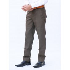 Men's Dress Pant Trouser Formal Dark Brown