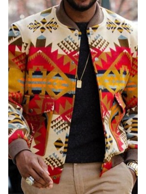 Fashion Printed Casual Jacket